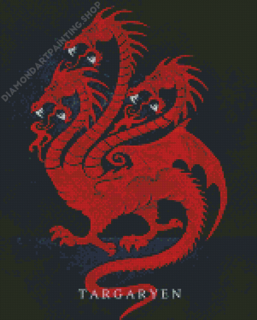 House Targaryen Poster Diamond Painting