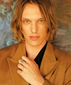 Jamie Campbell Bower English Actor Diamond Painting