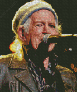 Keith Richards Artist Diamond Painting