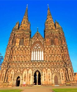 Lichfield Cathedral England Diamond Painting