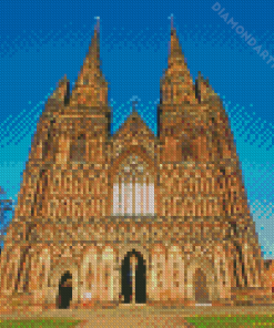 Lichfield Cathedral England Diamond Painting