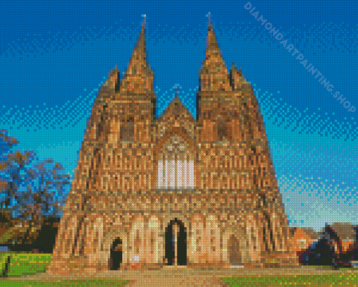 Lichfield Cathedral England Diamond Painting