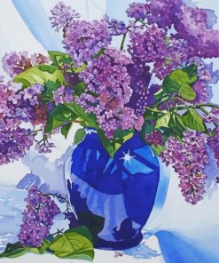 Lilac Vase Art Diamond Painting