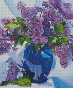 Lilac Vase Art Diamond Painting