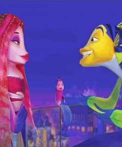 Lola Oscar And Angie From Shark Tale Diamond Painting