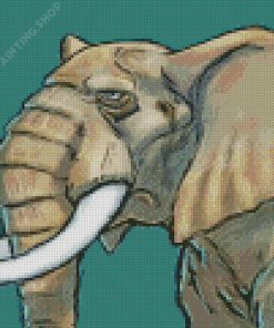 Mad Elephant Art Diamond Painting