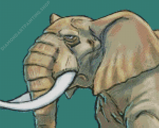 Mad Elephant Art Diamond Painting