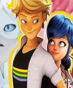 Miraculous Ladybug And Cat Noir Diamond Painting