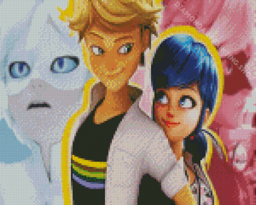 Miraculous Ladybug And Cat Noir Diamond Painting