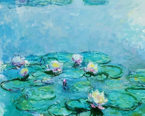 Monet Water Lilies Flowers Diamond Painting