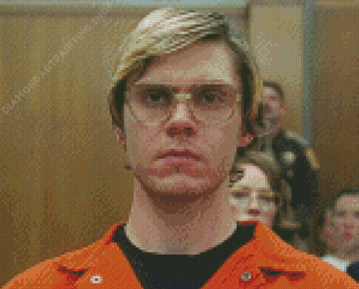 Monster Evan Peters Jeffrey Dahmer Diamond Painting