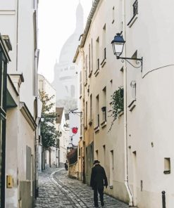 Montmartre Alley Paris Diamond Painting