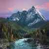 Mountains River Nature Diamond Painting