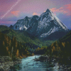 Mountains River Nature Diamond Painting