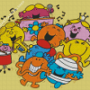 Mr Men Celebration Diamond Painting