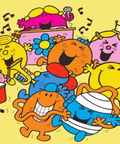 Mr Men Celebration Diamond Painting