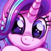 My Little Pony Starlight Glimmer Face Diamond Painting