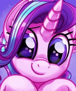 My Little Pony Starlight Glimmer Face Diamond Painting