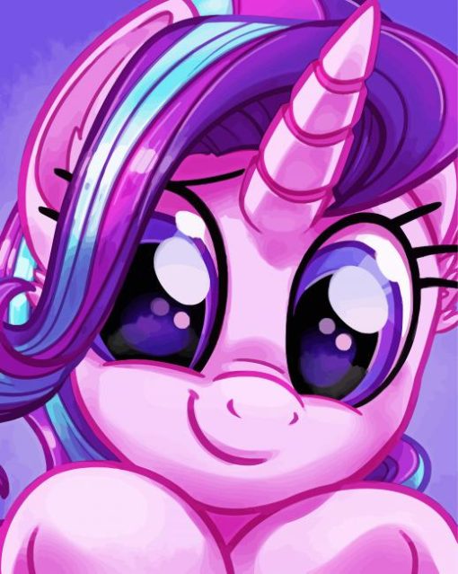 My Little Pony Starlight Glimmer Face Diamond Painting