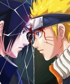 Naruto Vs Sasuke Diamond Painting