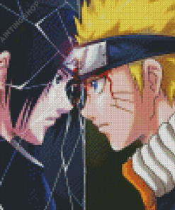 Naruto Vs Sasuke Diamond Painting