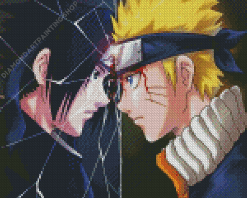 Naruto Vs Sasuke Diamond Painting