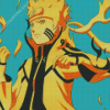 Naruto Nine Tails Sage Mode Anime Diamond Painting