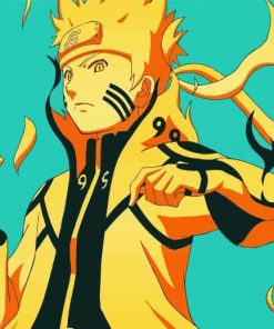 Naruto Nine Tails Sage Mode Anime Diamond Painting