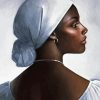 Nubian In White Diamond Painting