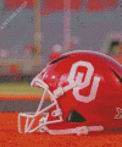 Oklahoma Sooners Helmet Diamond Painting