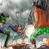 One Piece Dragon And Shanks Diamond Painting