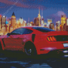 Red Mustang Gt Diamond Painting