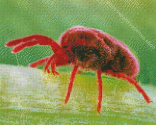 Red Spider Insect Diamond Painting