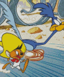 Roadrunner And Speedy Gonzales Diamond Painting