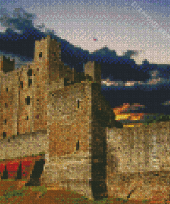 Rochester Castle Building Diamond Painting