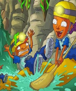 Rocket Power Animated Serie Diamond Painting