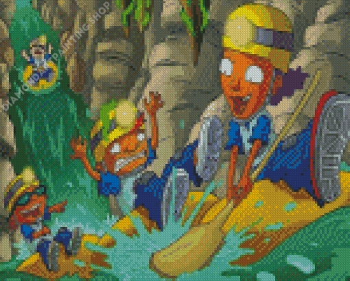 Rocket Power Animated Serie Diamond Painting