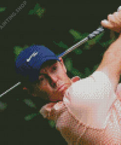 Rory McIlroy Art Illustration Diamond Painting