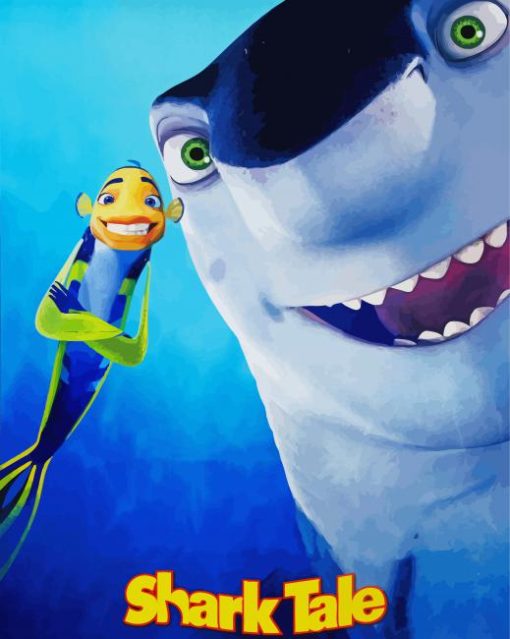 Shark Tale Poster Diamond Painting