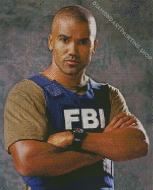 Shemar Moore FBI Character Diamond Painting