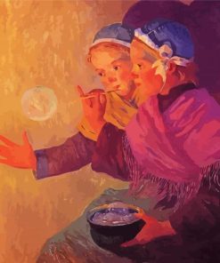 Soap Bubbles By Ferdinand Du Puigaudeau Diamond Painting