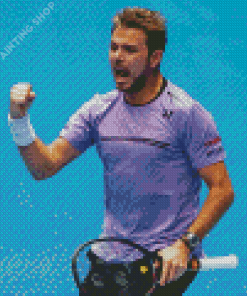 Stan Wawrinka Tennis Player Diamond Painting