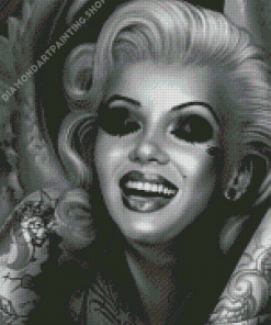 Tattooed Marilyn Monroe Diamond Painting