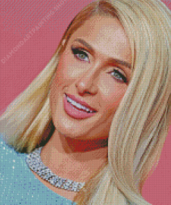 The Famous Paris Hilton Diamond Painting