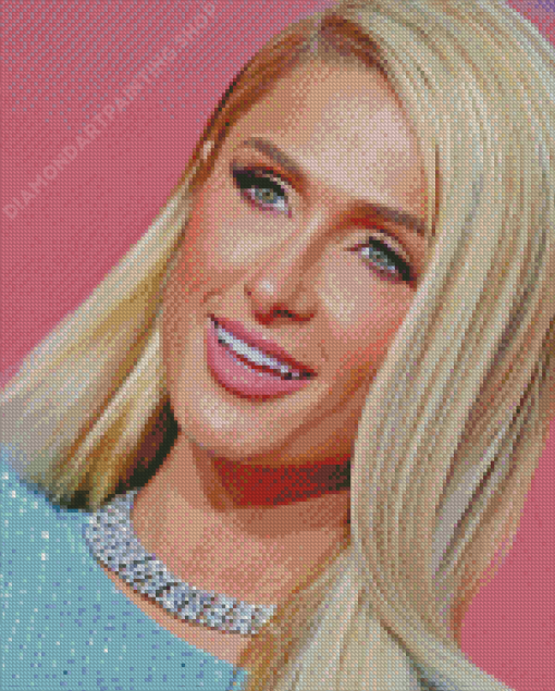 The Famous Paris Hilton Diamond Painting