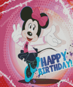 The Minnie Mouse Birthday Diamond Painting