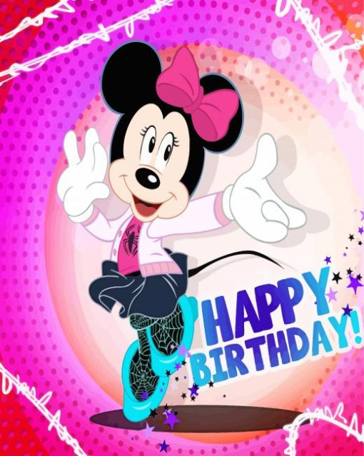 The Minnie Mouse Birthday Diamond Painting