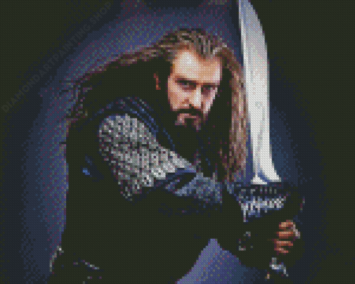 Thorin Oakenshield Character Diamond Painting