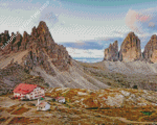 Tre Cime Di Lavaredo National Park Diamond Painting