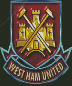 United Football Club West Ham Emblem Diamond Painting